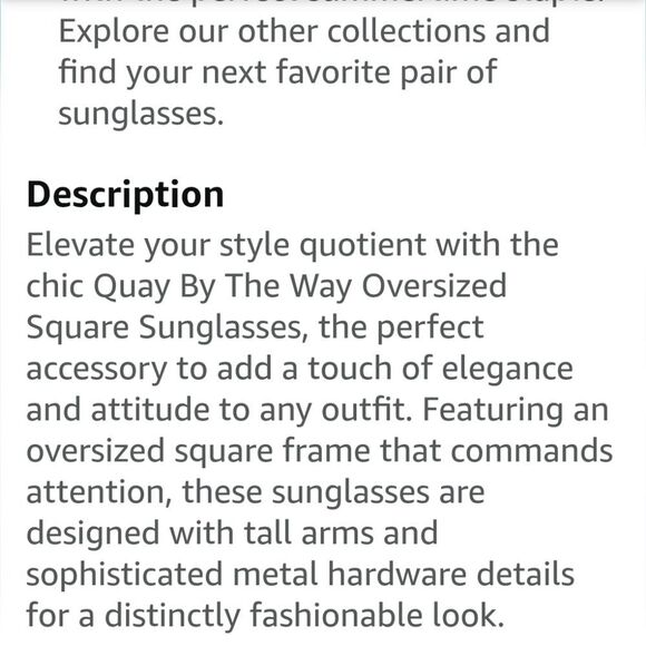 Quay Australia By The Way Tortoise Shell Sunglasses - Picture 9 of 13